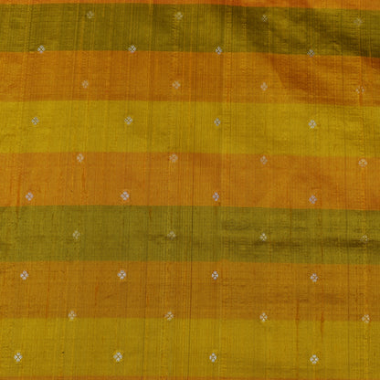 Multi Color Katan Dupion Brocade Fabric