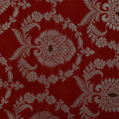 Red Color Brocade Fabric