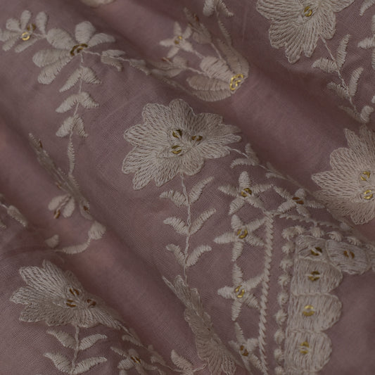 Colored Color Cotton Embroidery Fabric