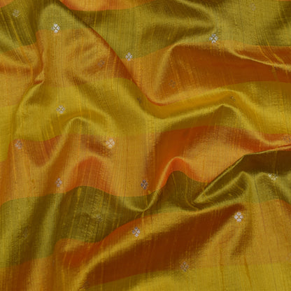 Multi Color Katan Dupion Brocade Fabric