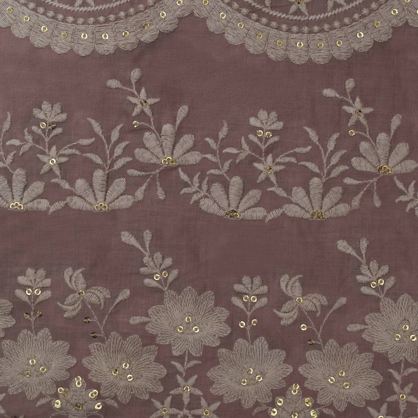 Colored Color Cotton Embroidery Fabric