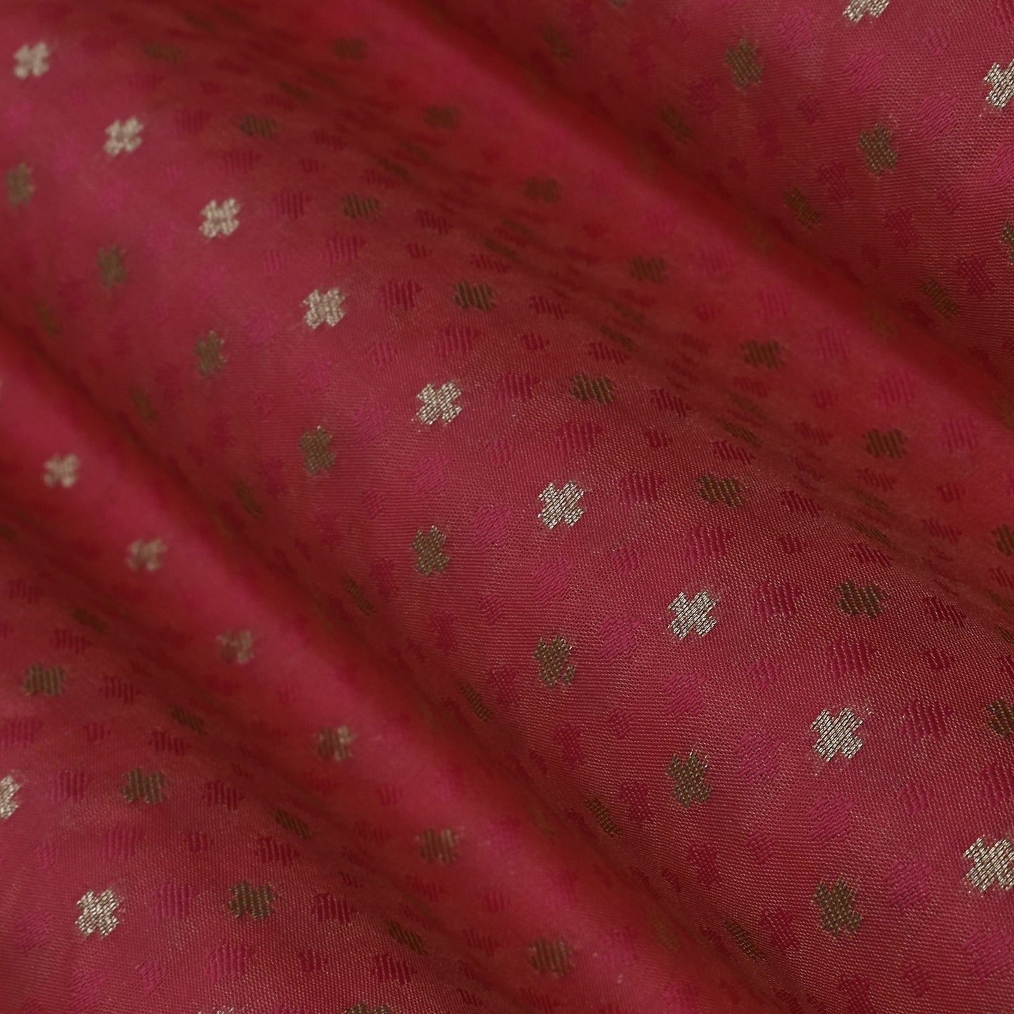 Pink Color Brocade Fabric