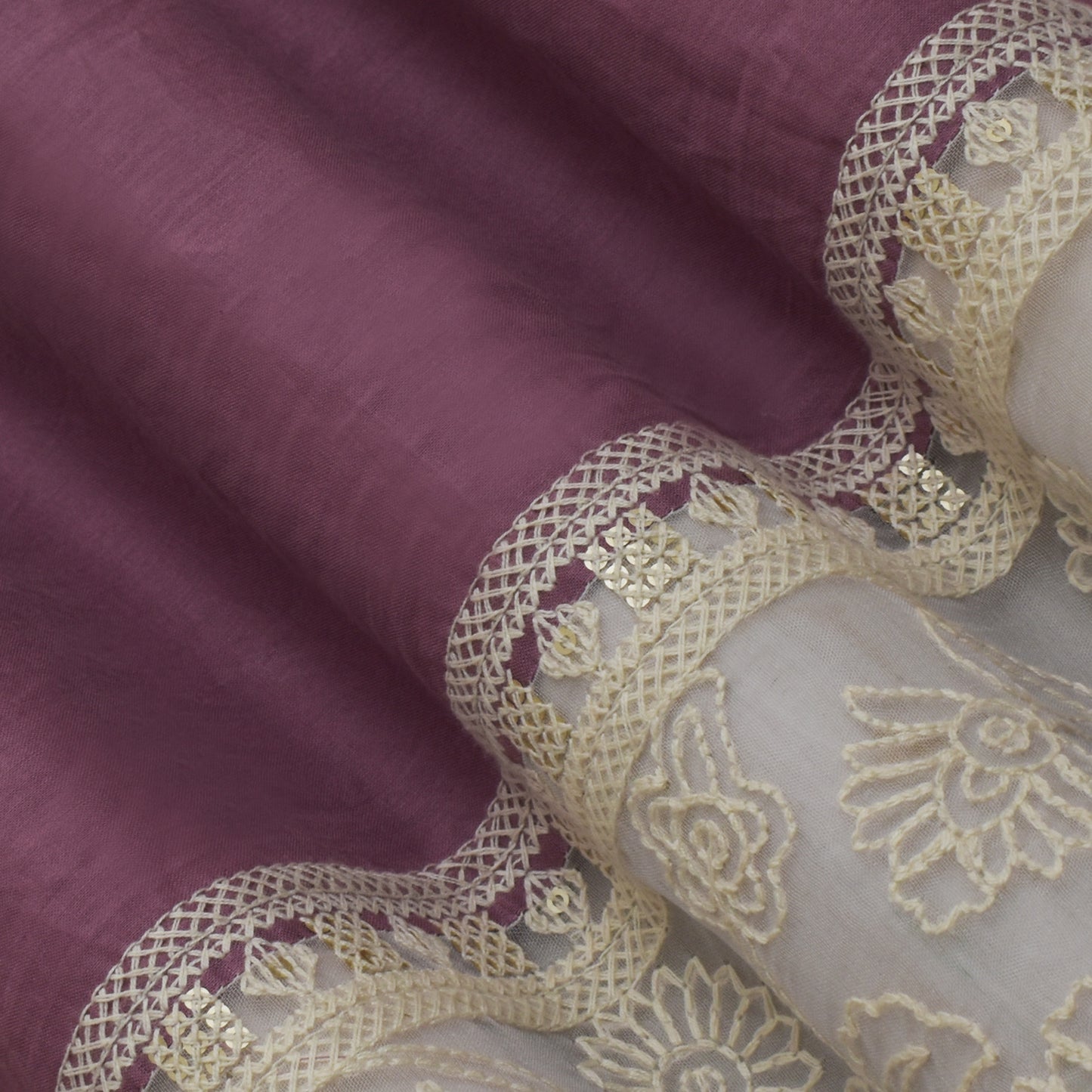 Move Color Cotton Plazo Embroidery Fabric