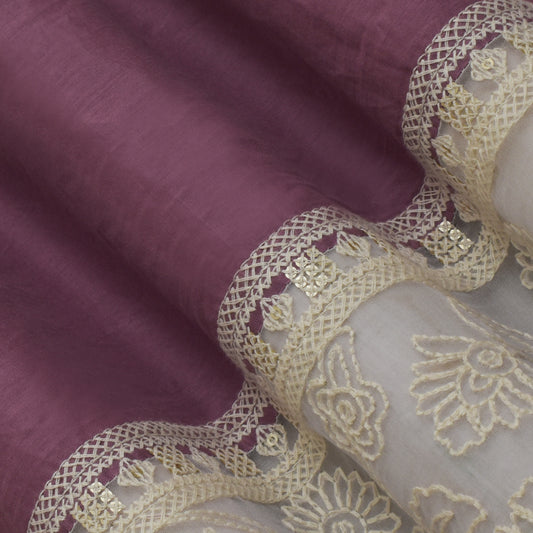 Move Color Cotton Plazo Embroidery Fabric