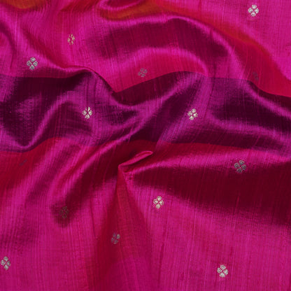 Multi Color Katan Dupion Brocade Fabric