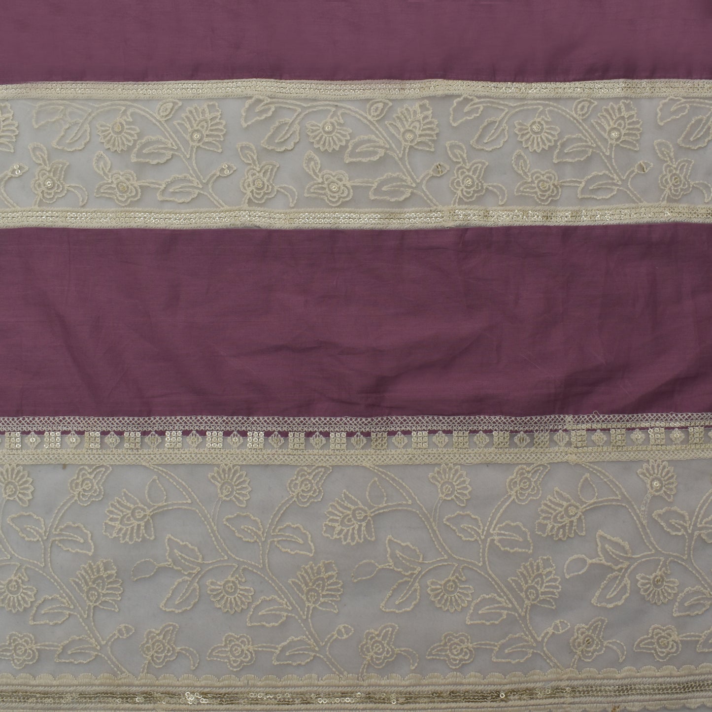 Move Color Cotton Plazo Embroidery Fabric