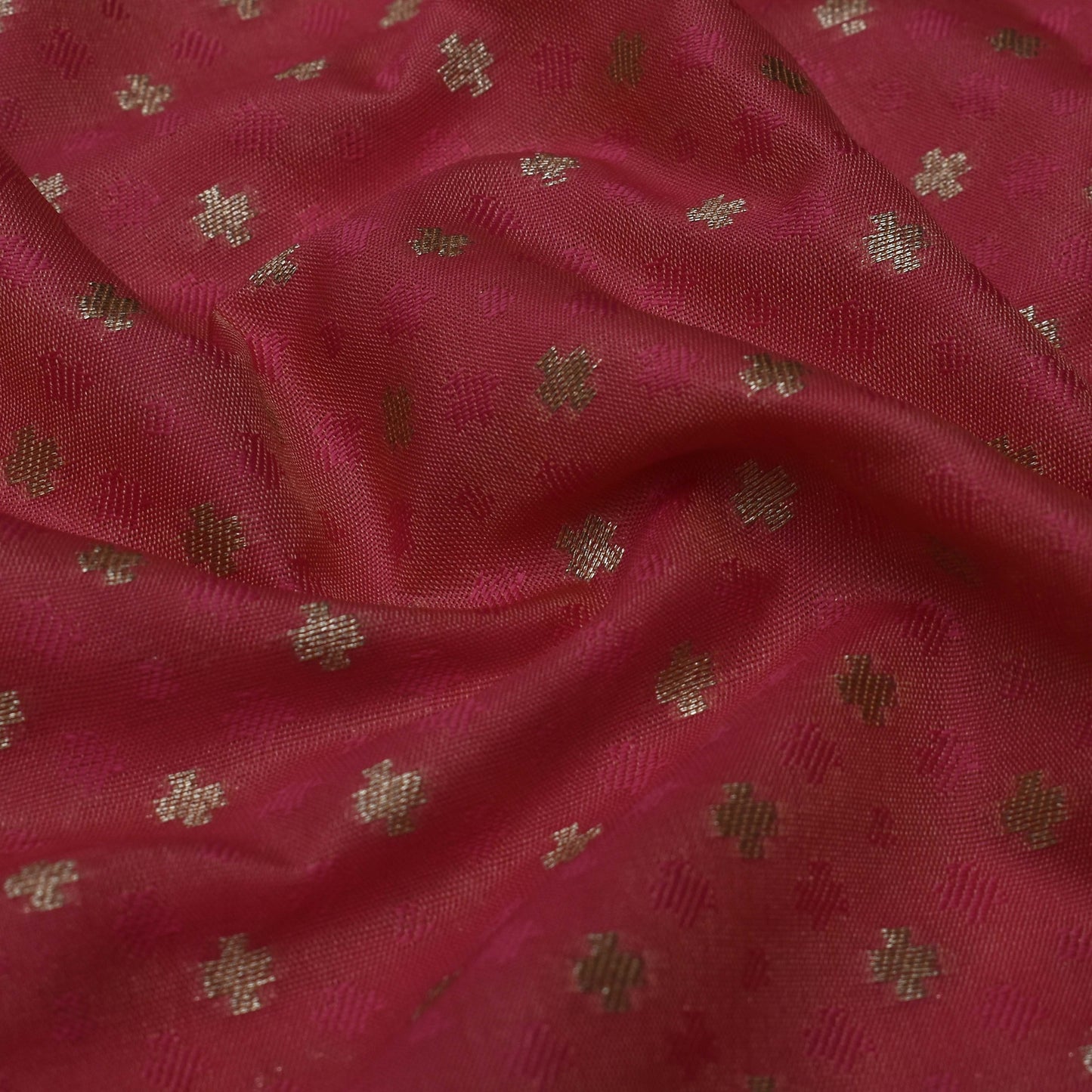 Pink Color Brocade Fabric