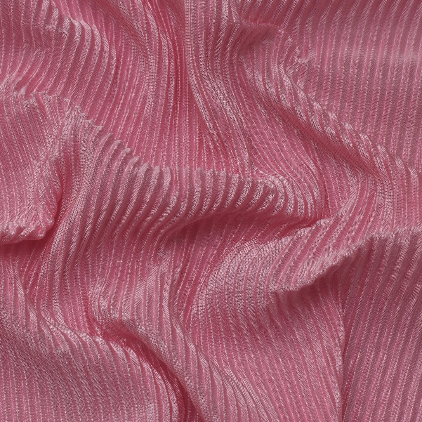 Baby Pink Color Crush Satin Fabric