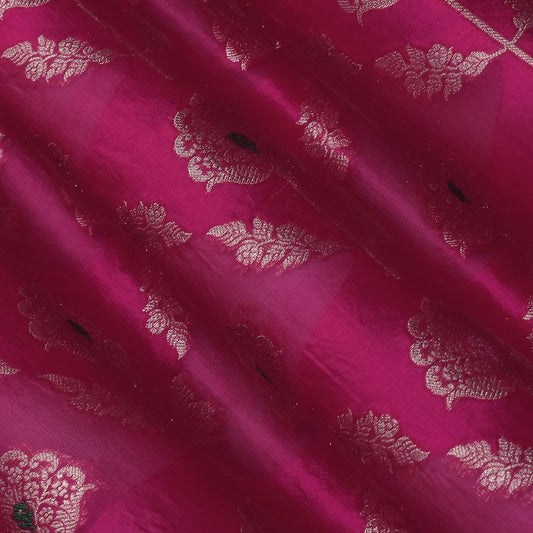 Rani Color Katan Meena Brocade Fabric