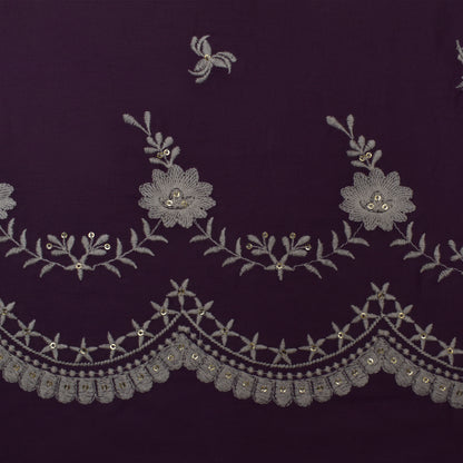 Colored Color Cotton Embroidery Fabric