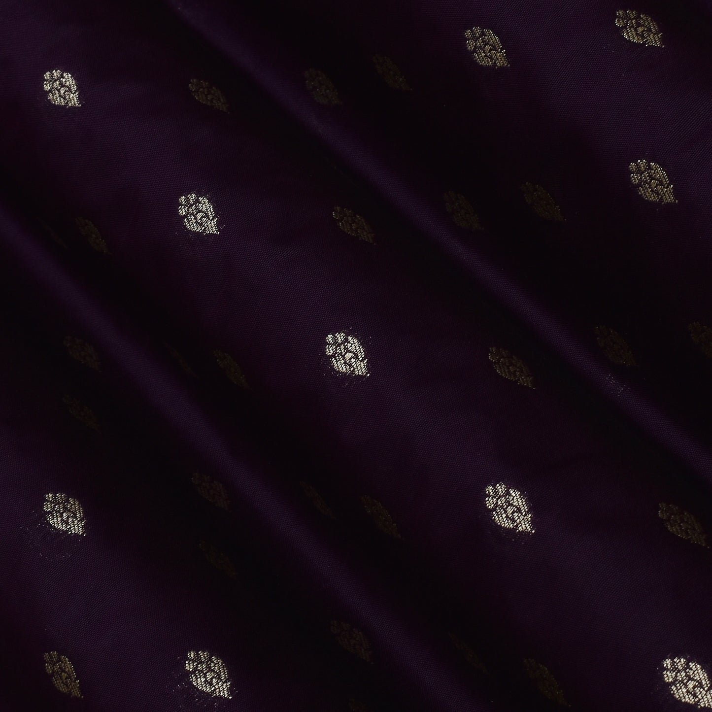 Purple Color Brocade Fabric