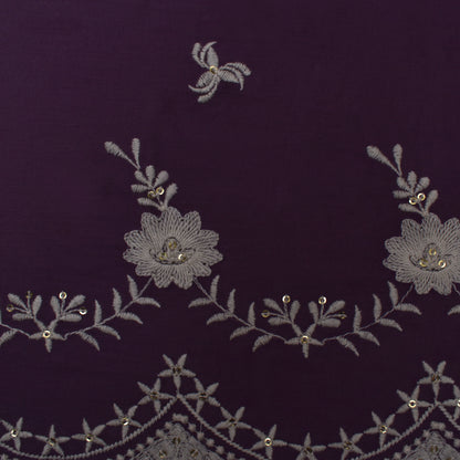 Colored Color Cotton Embroidery Fabric