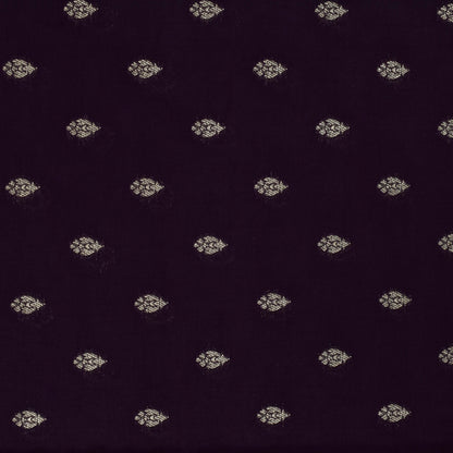 Purple Color Brocade Fabric