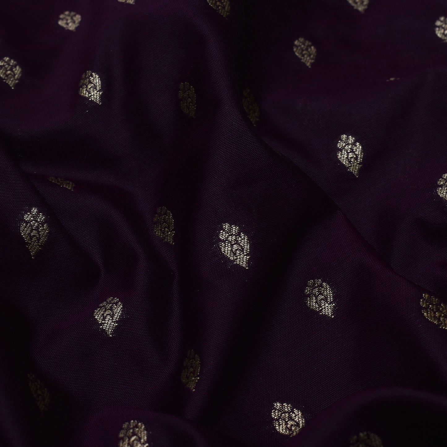 Purple Color Brocade Fabric