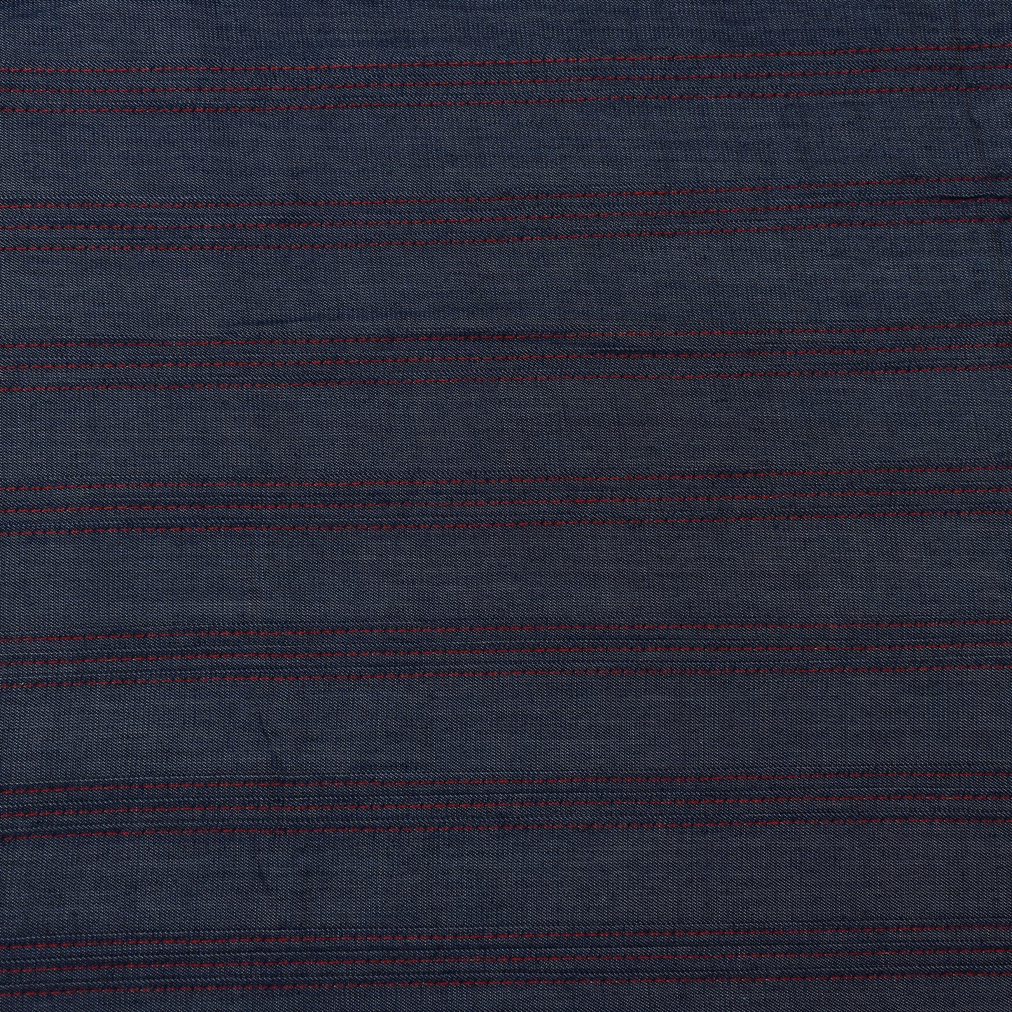 Blue Color Denim Pintex Fabric