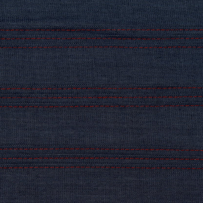 Blue Color Denim Pintex Fabric