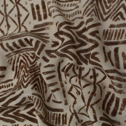 Multi Color Crepe Print Fabric