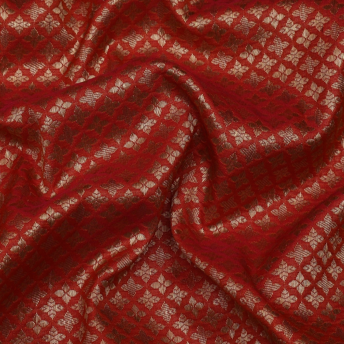 Rani Color Katan Meena Brocade Fabric