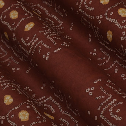 Multi Color Modal Satin Print Fabric