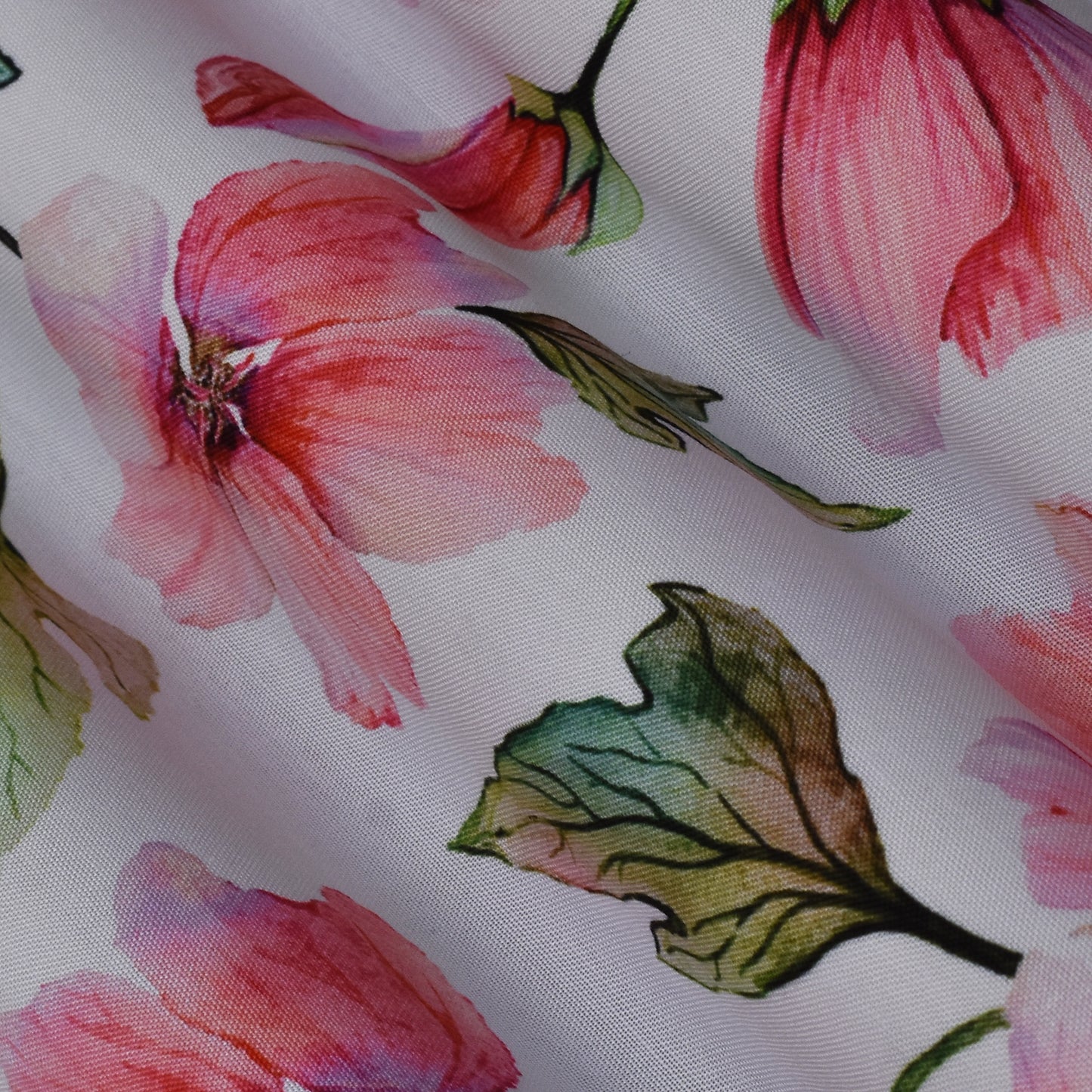 Colored Reyon Print Fabric