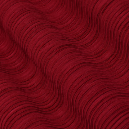 Cherry Red Color Crush Satin Fabric