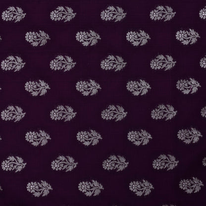 Purple Color Brocade Fabric