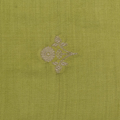 Olive Green Color Munga Brocade Fabric