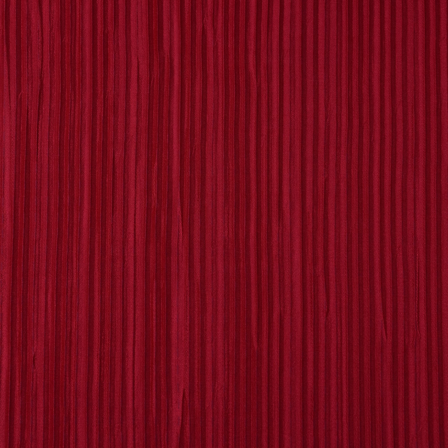 Cherry Red Color Crush Satin Fabric