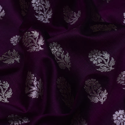 Purple Color Brocade Fabric