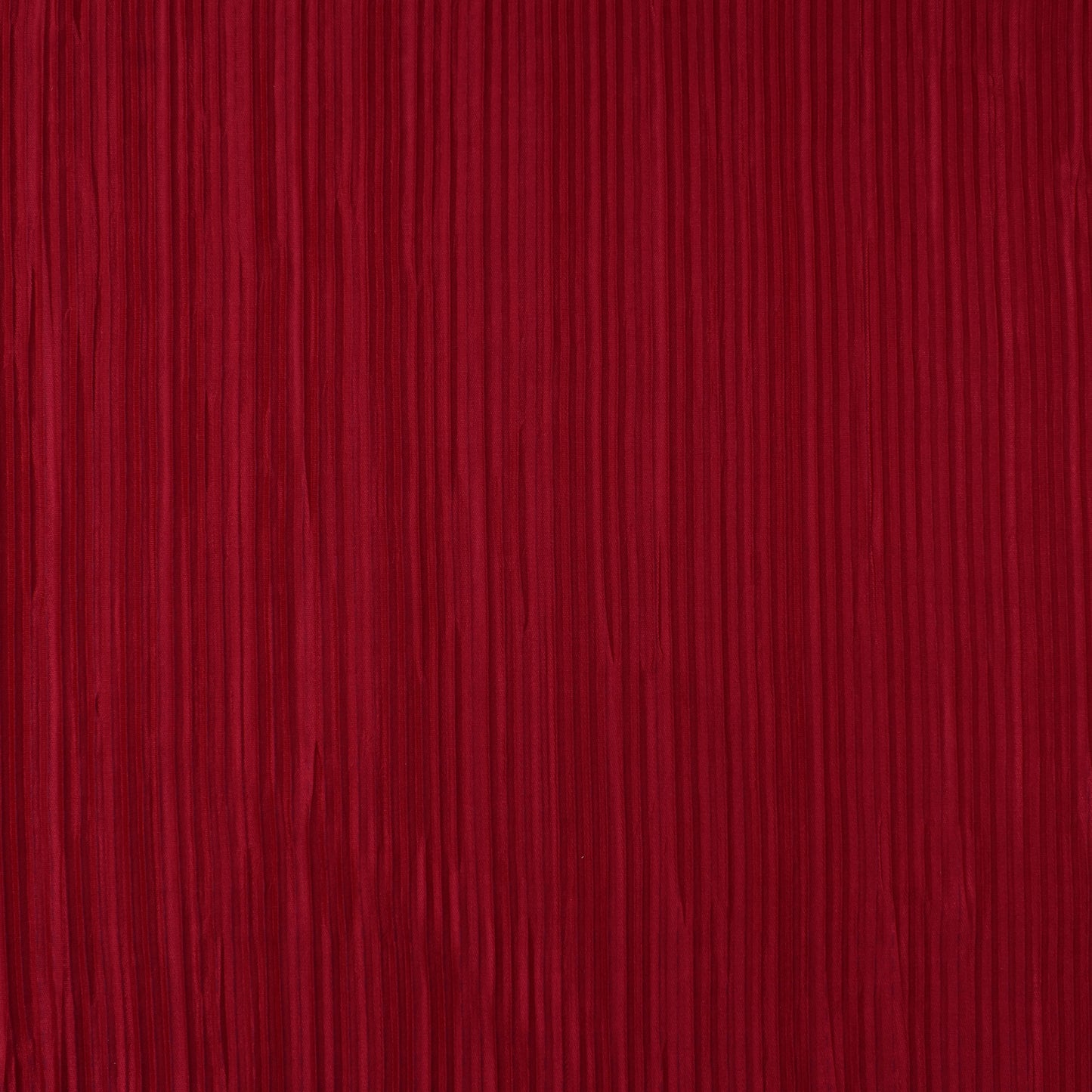 Cherry Red Color Crush Satin Fabric