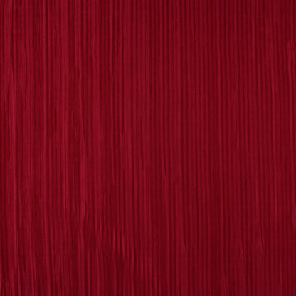 Cherry Red Color Crush Satin Fabric