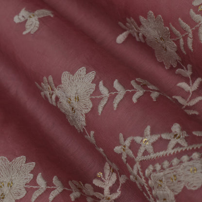 Colored Color Cotton Embroidery Fabric