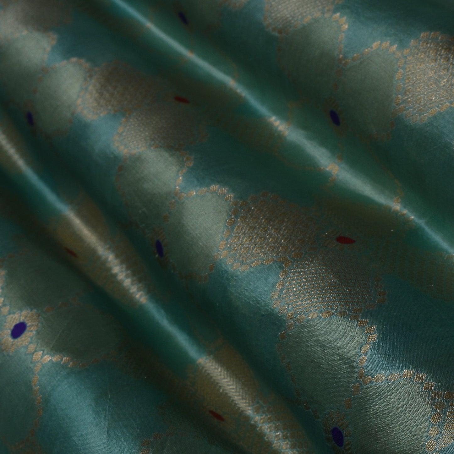 Colored Brocade Fabric