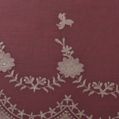 Colored Color Cotton Embroidery Fabric