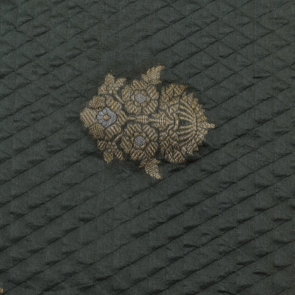 Grey Color Brocade Fabric