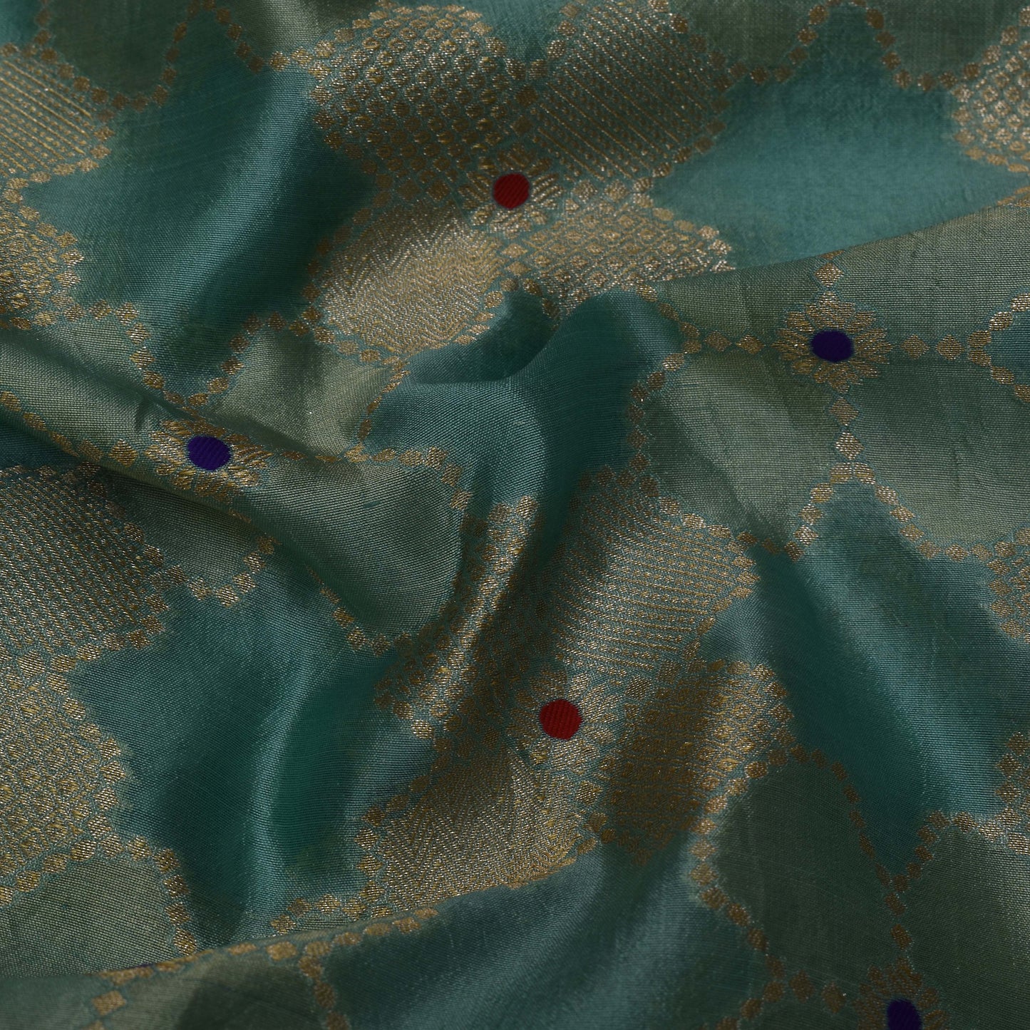 Colored Brocade Fabric