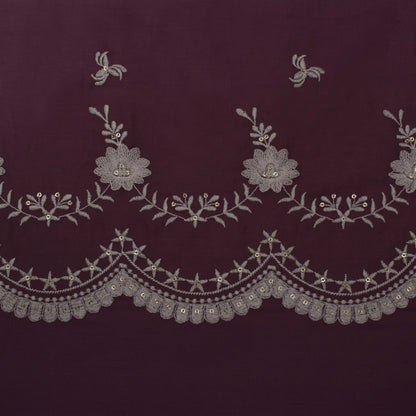 Colored Color Cotton Embroidery Fabric