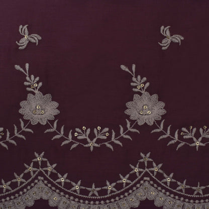 Colored Color Cotton Embroidery Fabric