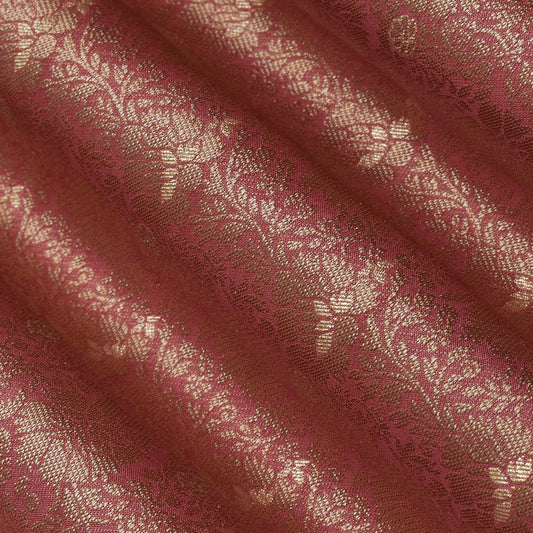 Pink Color Dola Jaquard Fabric