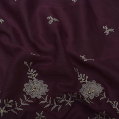 Colored Color Cotton Embroidery Fabric