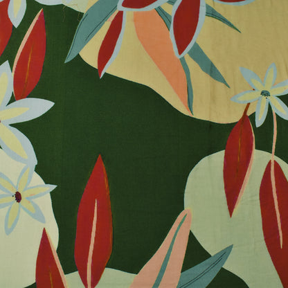 Multi Color Modal Satin Print Fabric