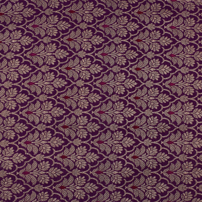 Purple Color Brocade Fabric