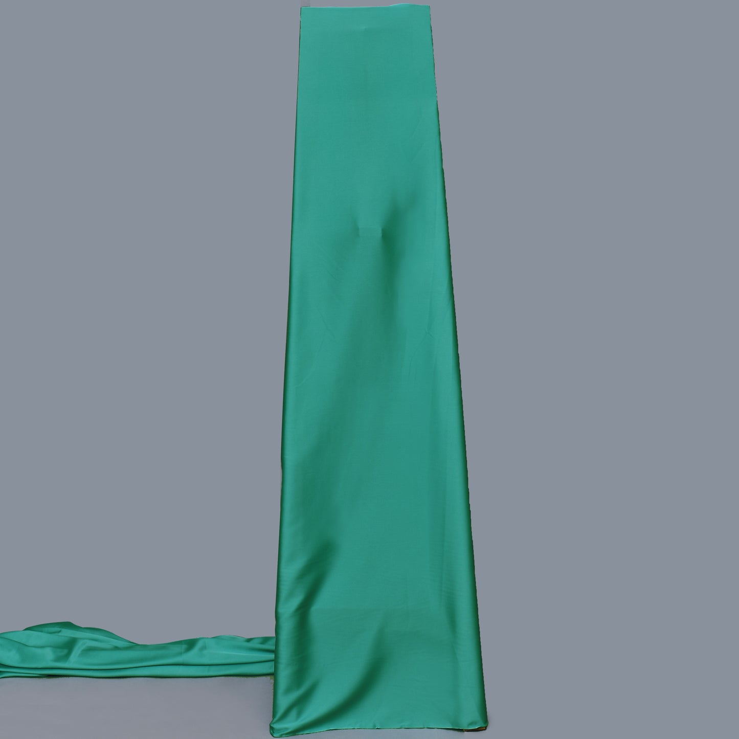 Cool Green Color Armani Satin Fabric