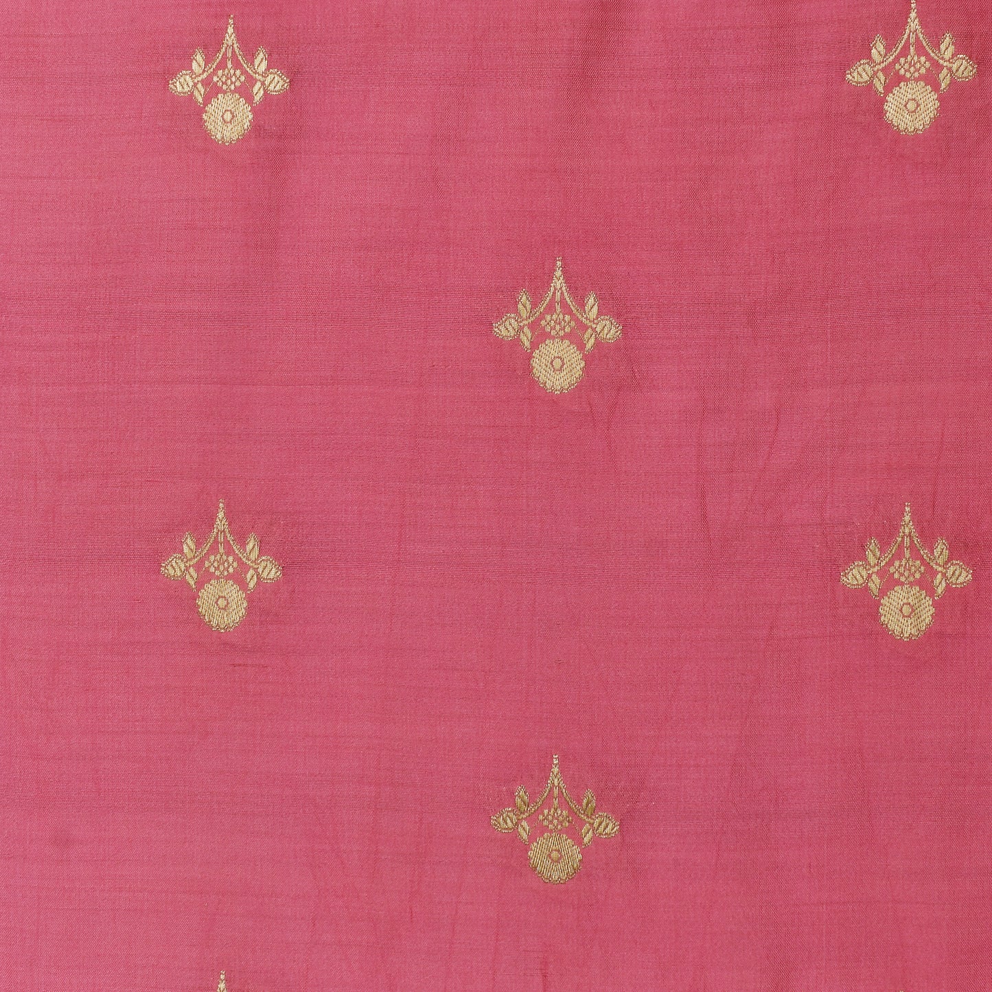 Pink Color Munga Brocade Fabric