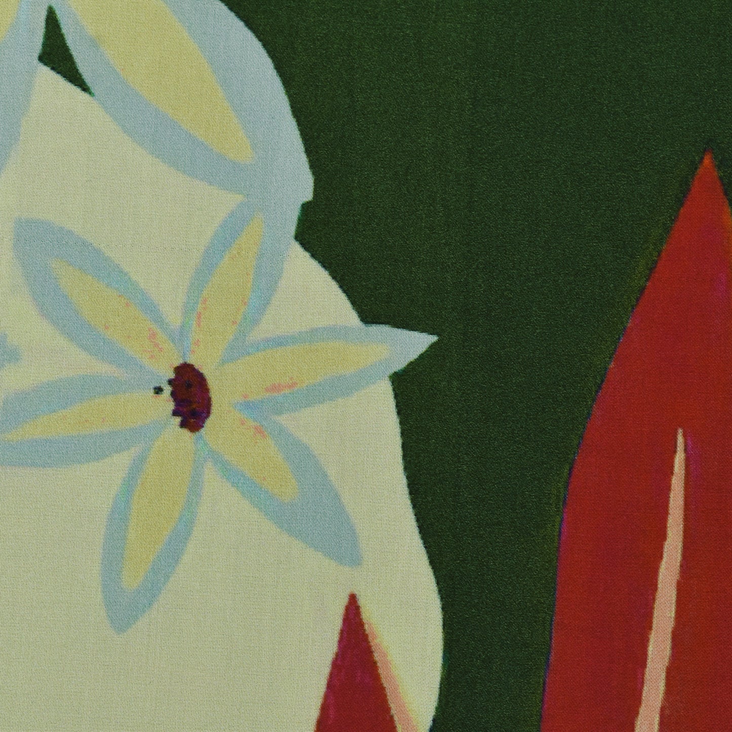 Multi Color Modal Satin Print Fabric