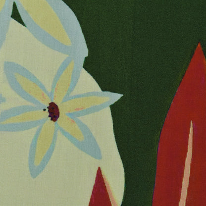 Multi Color Modal Satin Print Fabric