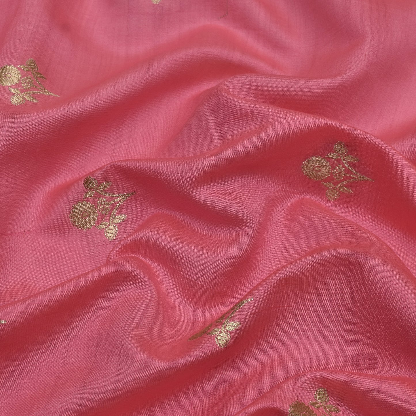 Pink Color Munga Brocade Fabric