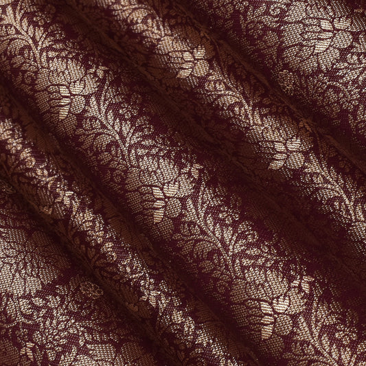 Wine Color Dola Jaquard Fabric