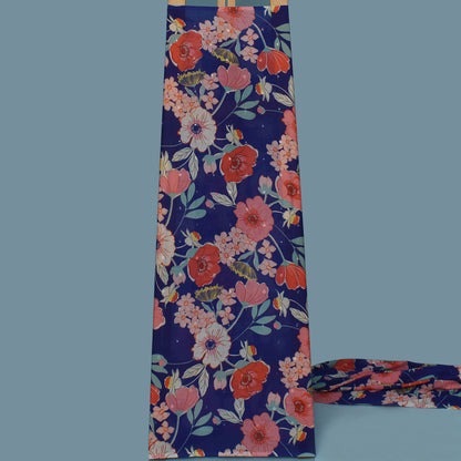 Multi Color Mulmul Print Booti Fabric