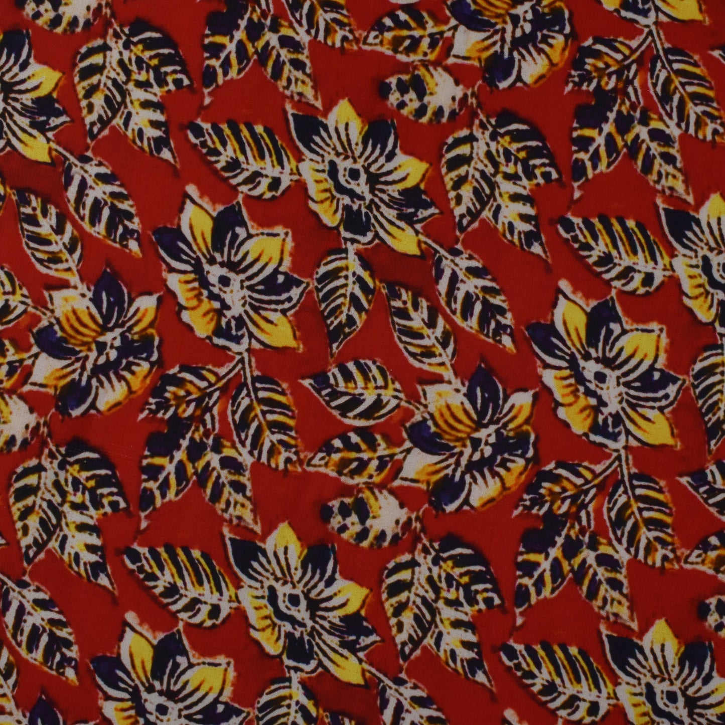 Multi Color Modal Satin Print Fabric